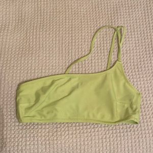 One shoulder swimsuit top!